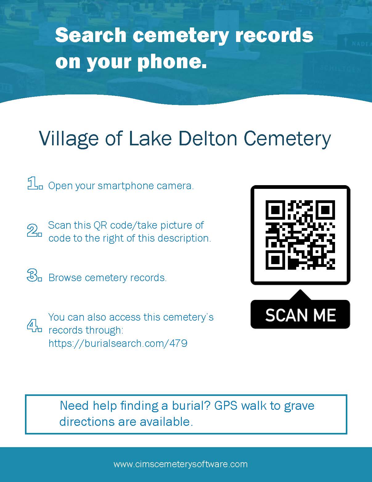 Public Burial Search QR